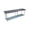 Bk Resources Flat Top Work Table Stainless Steel w/Galvanized Undershelf 96"Wx24"D VTT-9624 - alternate 1
